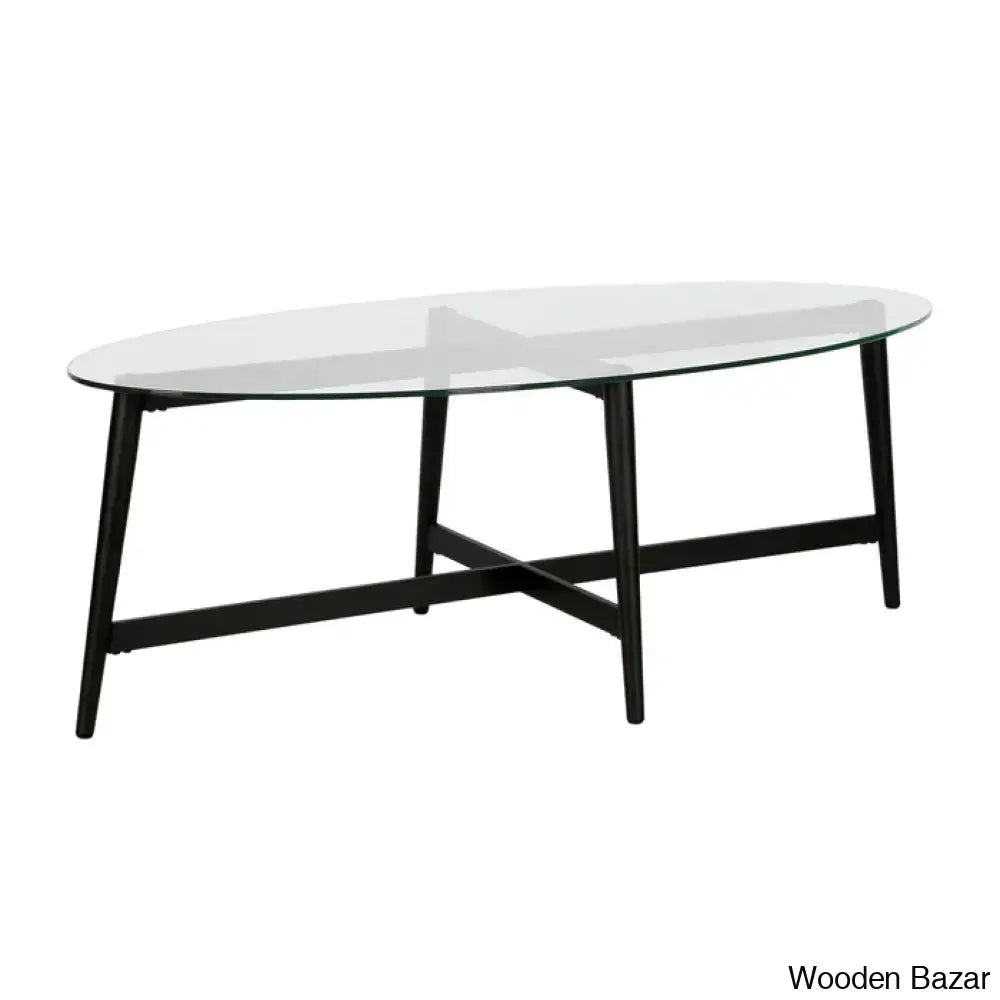 Tullery Glass Top Coffee And Center Table