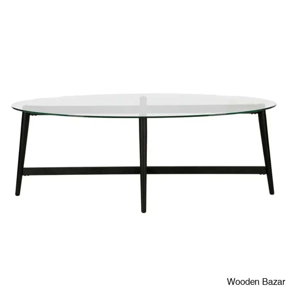 Tullery Glass Top Coffee And Center Table