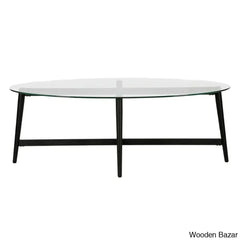 Tullery Glass Top Coffee And Center Table