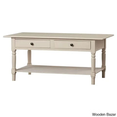 Tuoi Solid Wood Coffee And Center Table