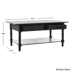 Tuoi Solid Wood Coffee And Center Table