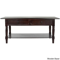 Tuoi Solid Wood Coffee And Center Table