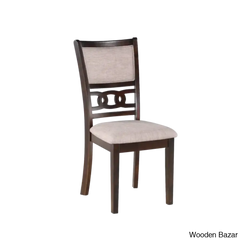 Twain Modern 4 Seater Solid Wood Top Dining Table Set
