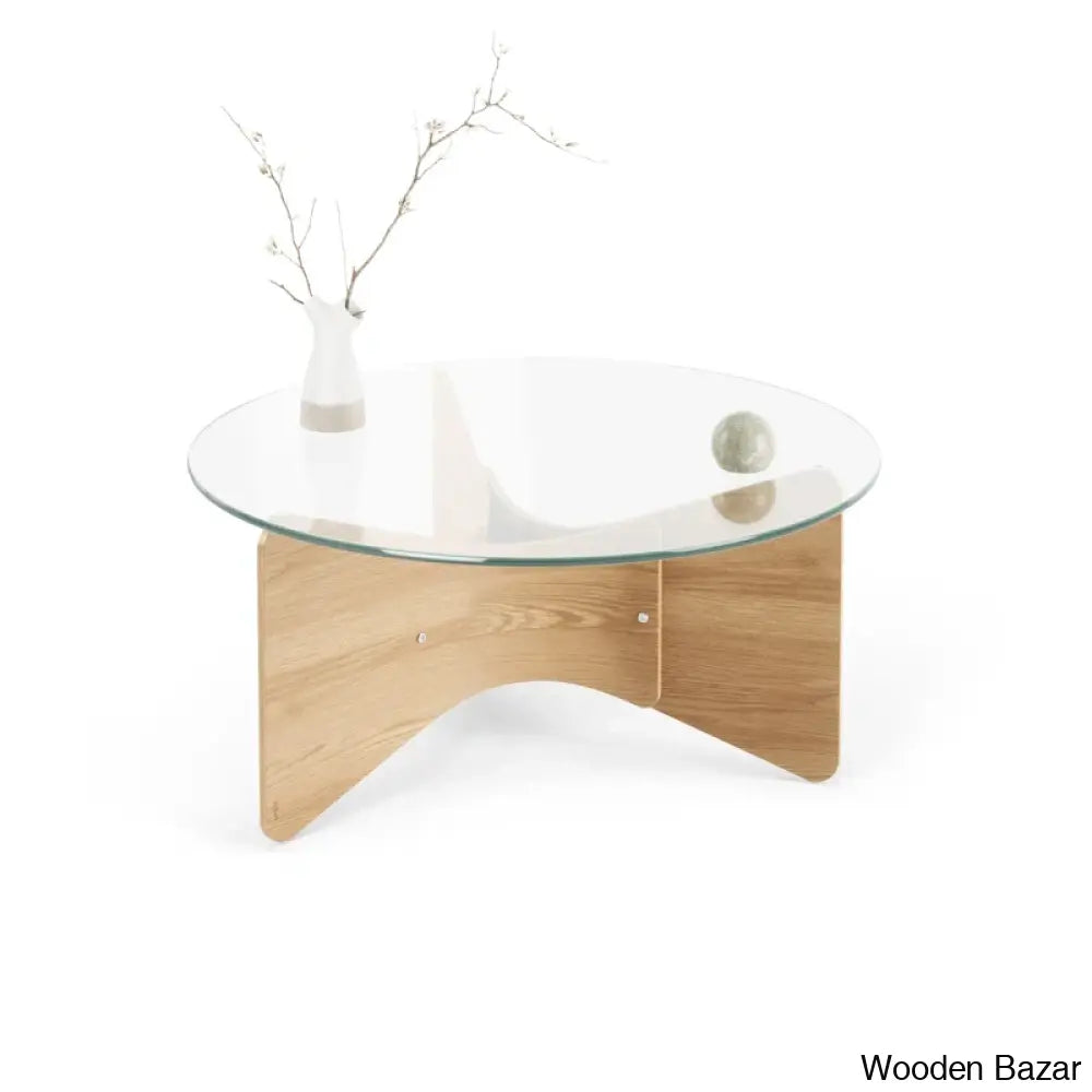 Umba Glass Top Coffee And Center Table