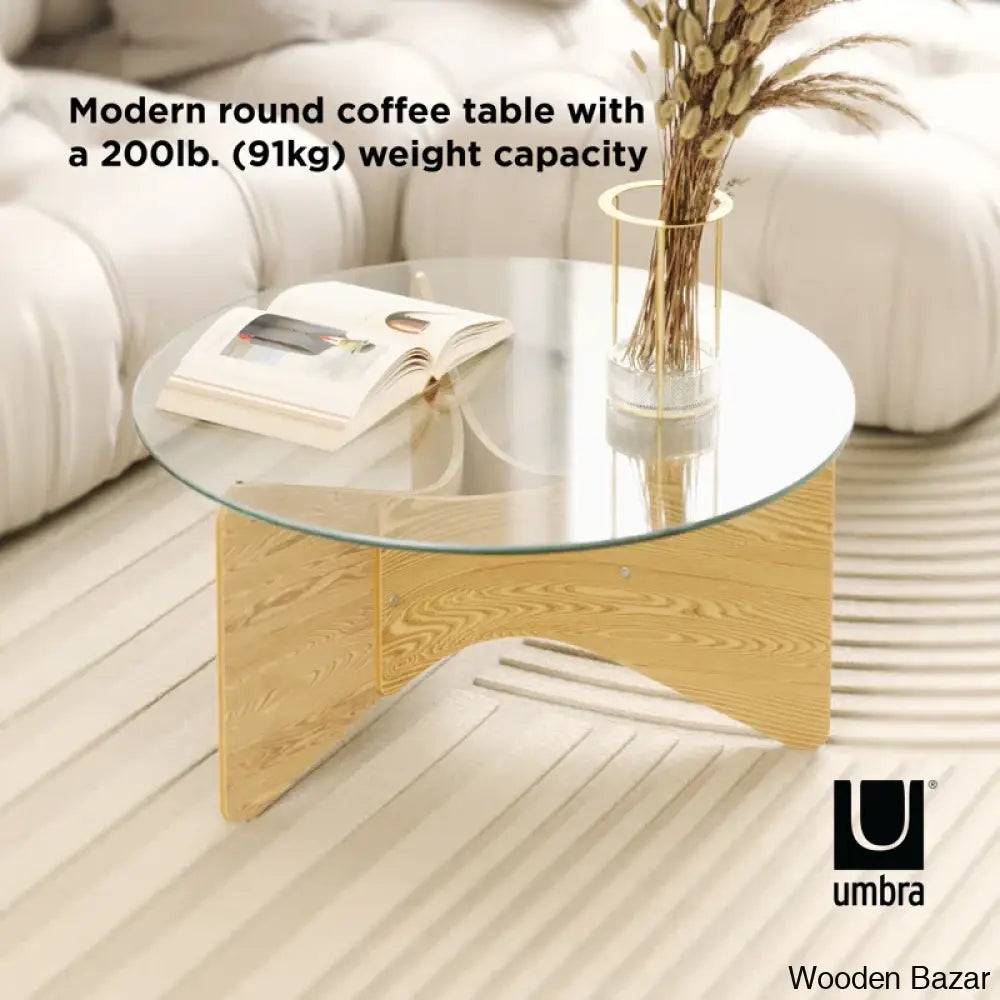 Umba Glass Top Coffee And Center Table