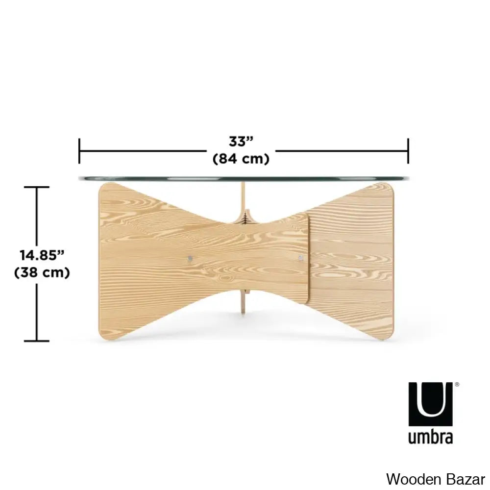 Umba Glass Top Coffee And Center Table