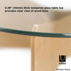 Umba Glass Top Coffee And Center Table