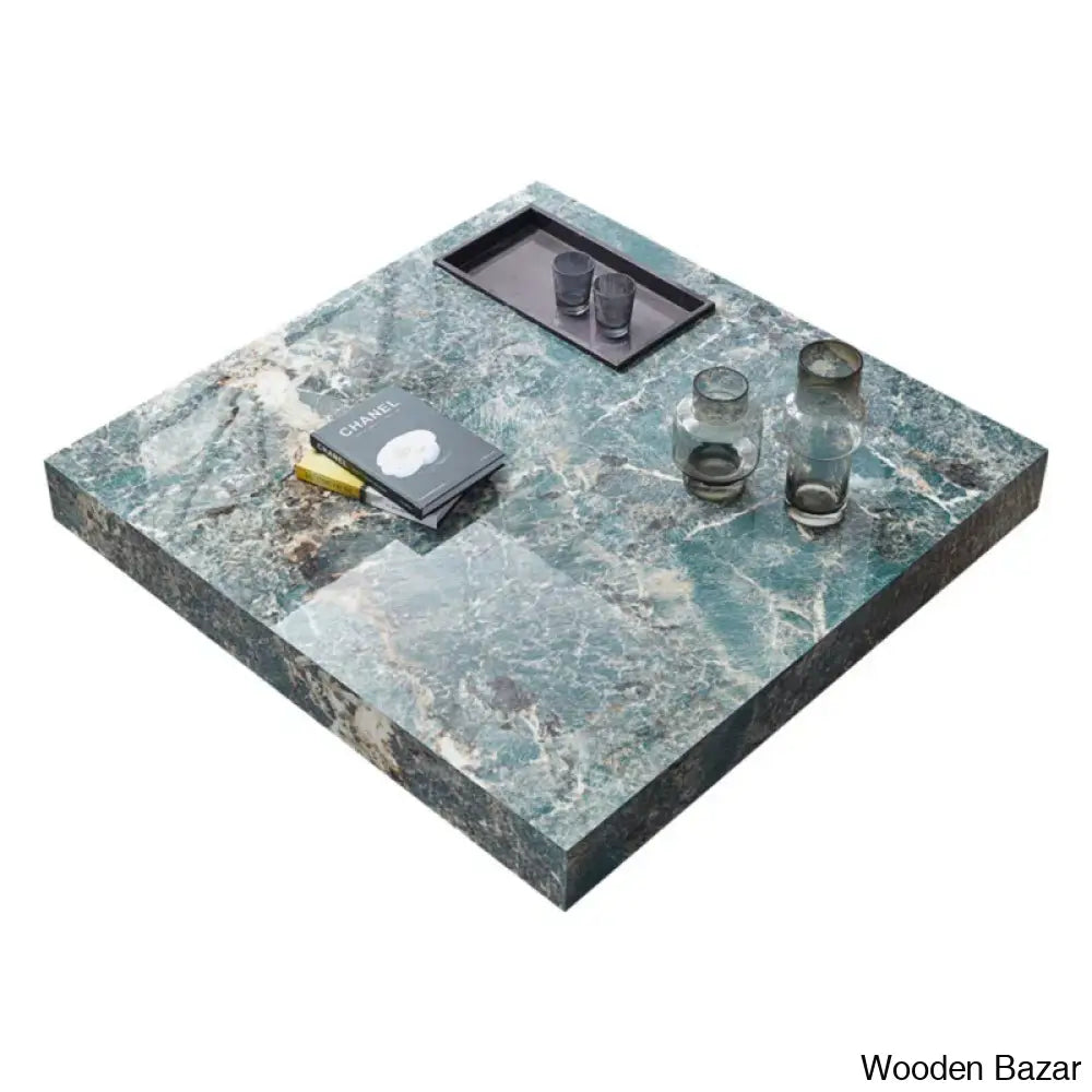 Unity Square Sintered Stone Coffee Table And Center Table