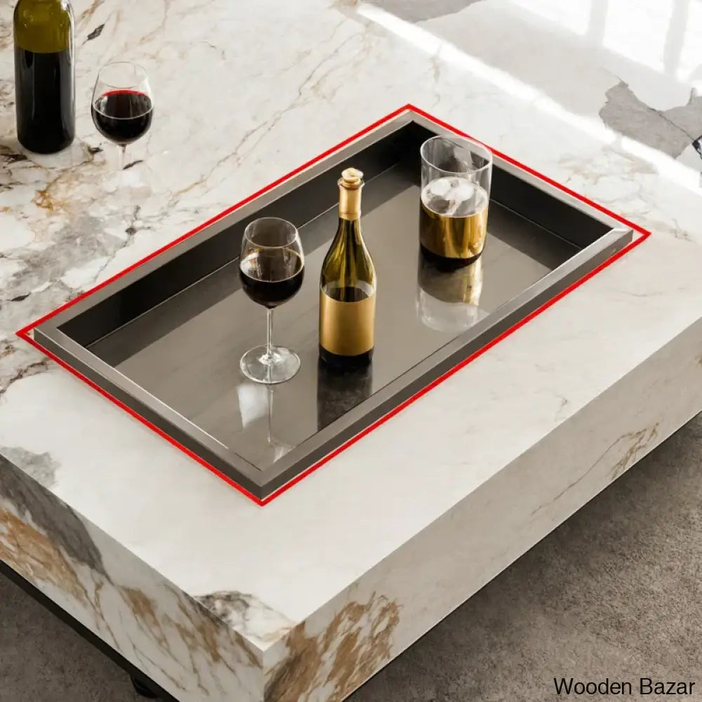 Unity Square Sintered Stone Coffee Table And Center Table