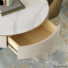 Usher Stone Top Nesting Coffee Table And Center Table