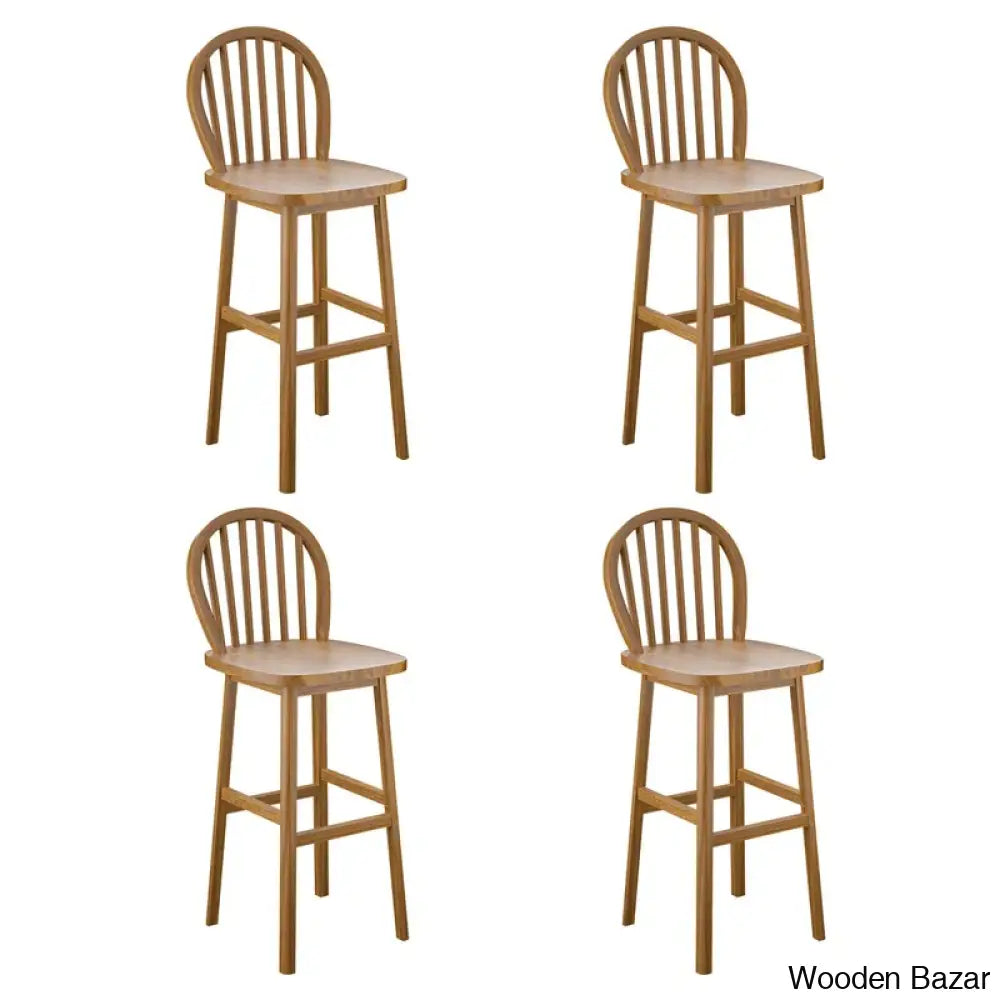 Valiriea Swivel Solid Wood 30’’ Counter And Bar Stool