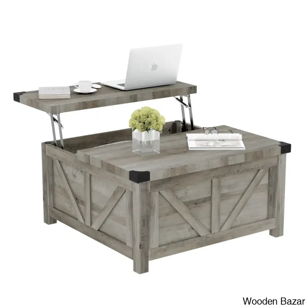 Vardello Modern Coffee And Center Table - Wooden Bazar