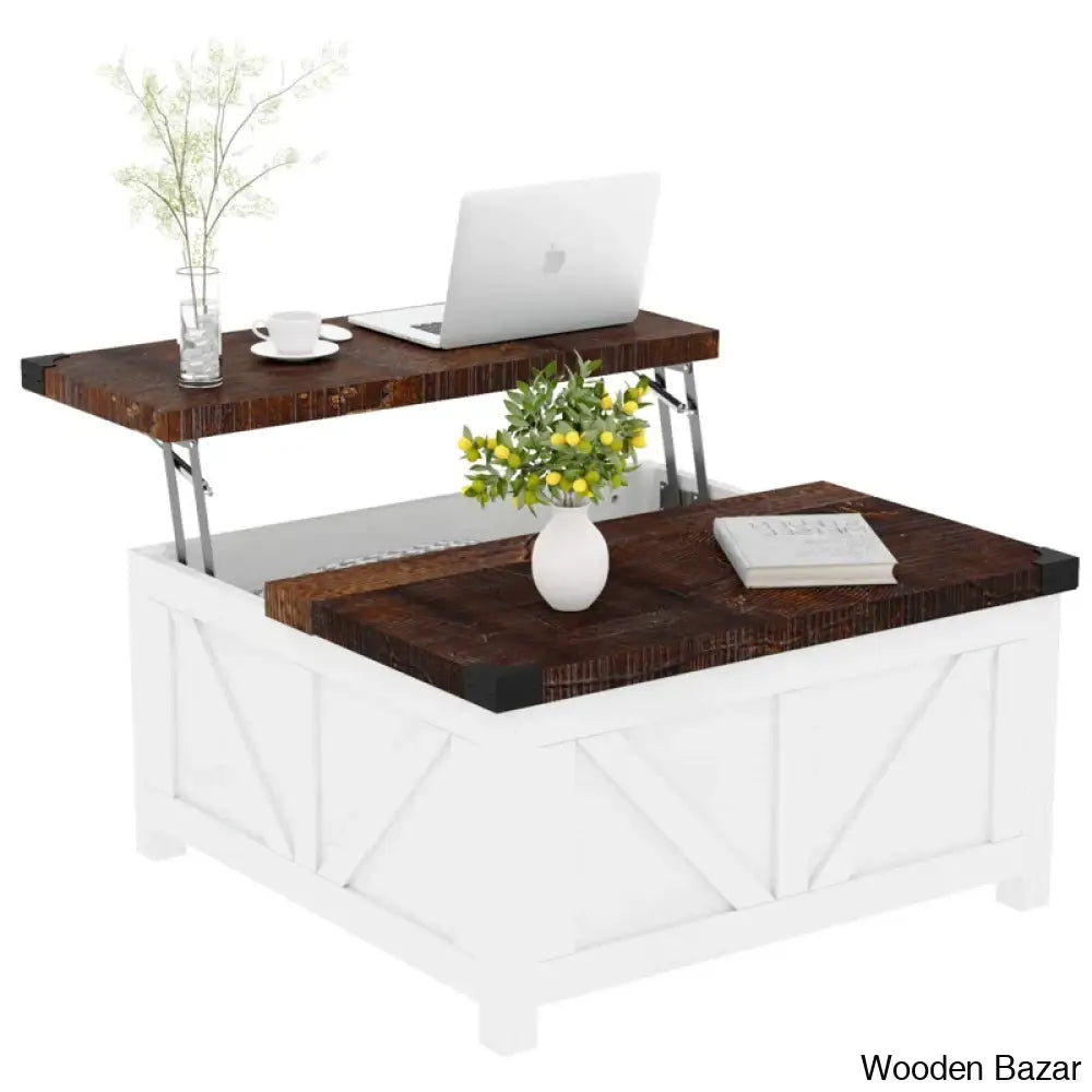 Vardello Modern Coffee And Center Table - Wooden Bazar