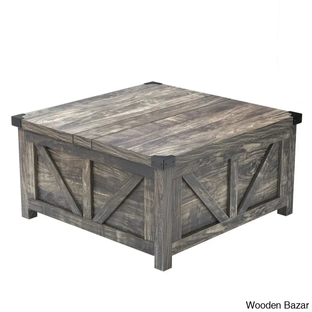 Vardello Modern Coffee And Center Table - Wooden Bazar