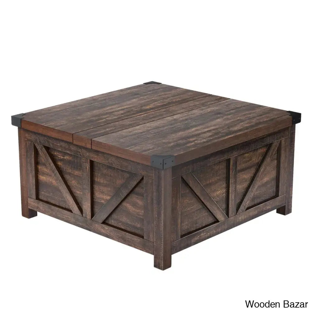 Vardello Modern Coffee And Center Table - Wooden Bazar