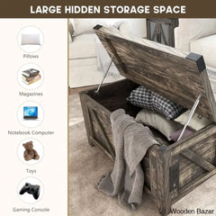 Vardello Modern Coffee And Center Table - Wooden Bazar