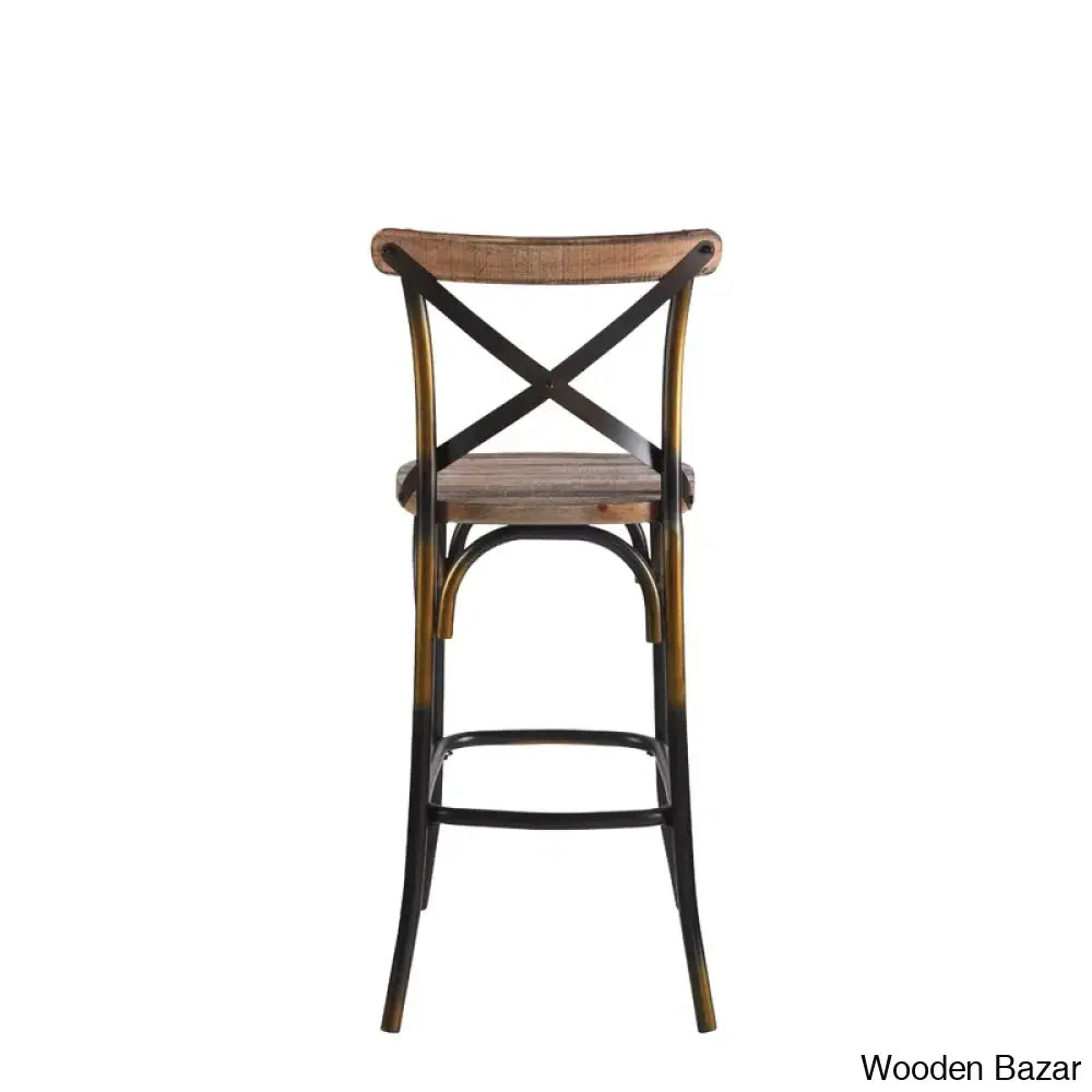 Vealem Swivel Yahir Bar Stool Counter Height Stools Dinning Chair