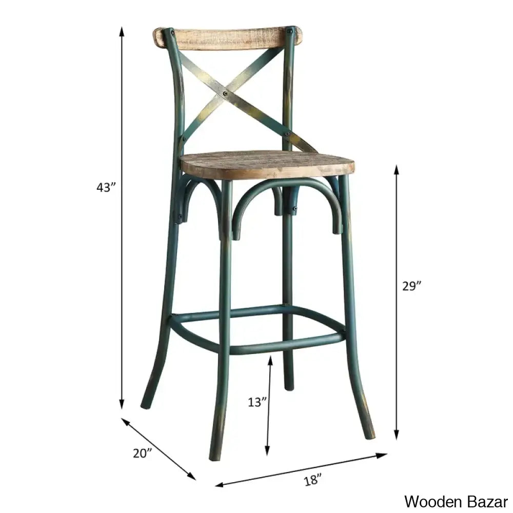 Vealem Swivel Yahir Bar Stool Counter Height Stools Dinning Chair