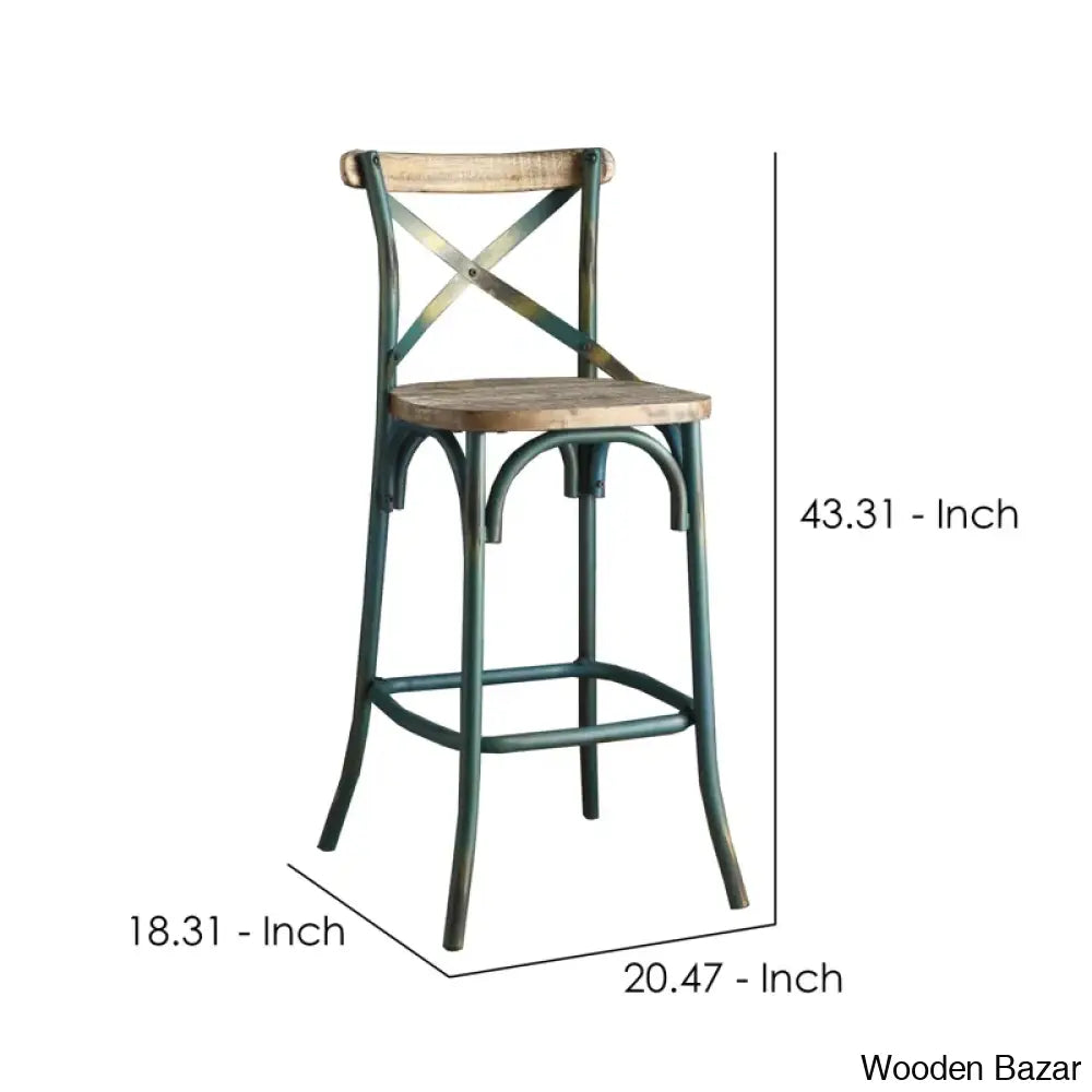 Vealem Swivel Yahir Bar Stool Counter Height Stools Dinning Chair