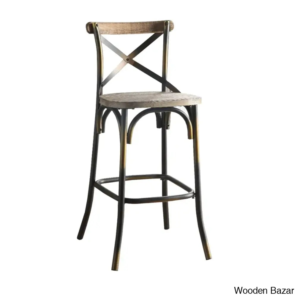 Vealem Swivel Yahir Bar Stool Counter Height Stools Dinning Chair