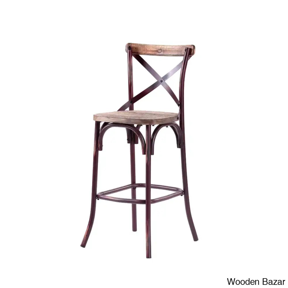 Vealem Swivel Yahir Bar Stool Counter Height Stools Dinning Chair