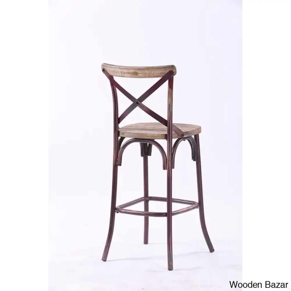 Vealem Swivel Yahir Bar Stool Counter Height Stools Dinning Chair