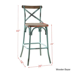 Vealem Swivel Yahir Bar Stool Counter Height Stools Dinning Chair