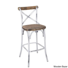 Vealem Swivel Yahir Bar Stool Counter Height Stools Dinning Chair