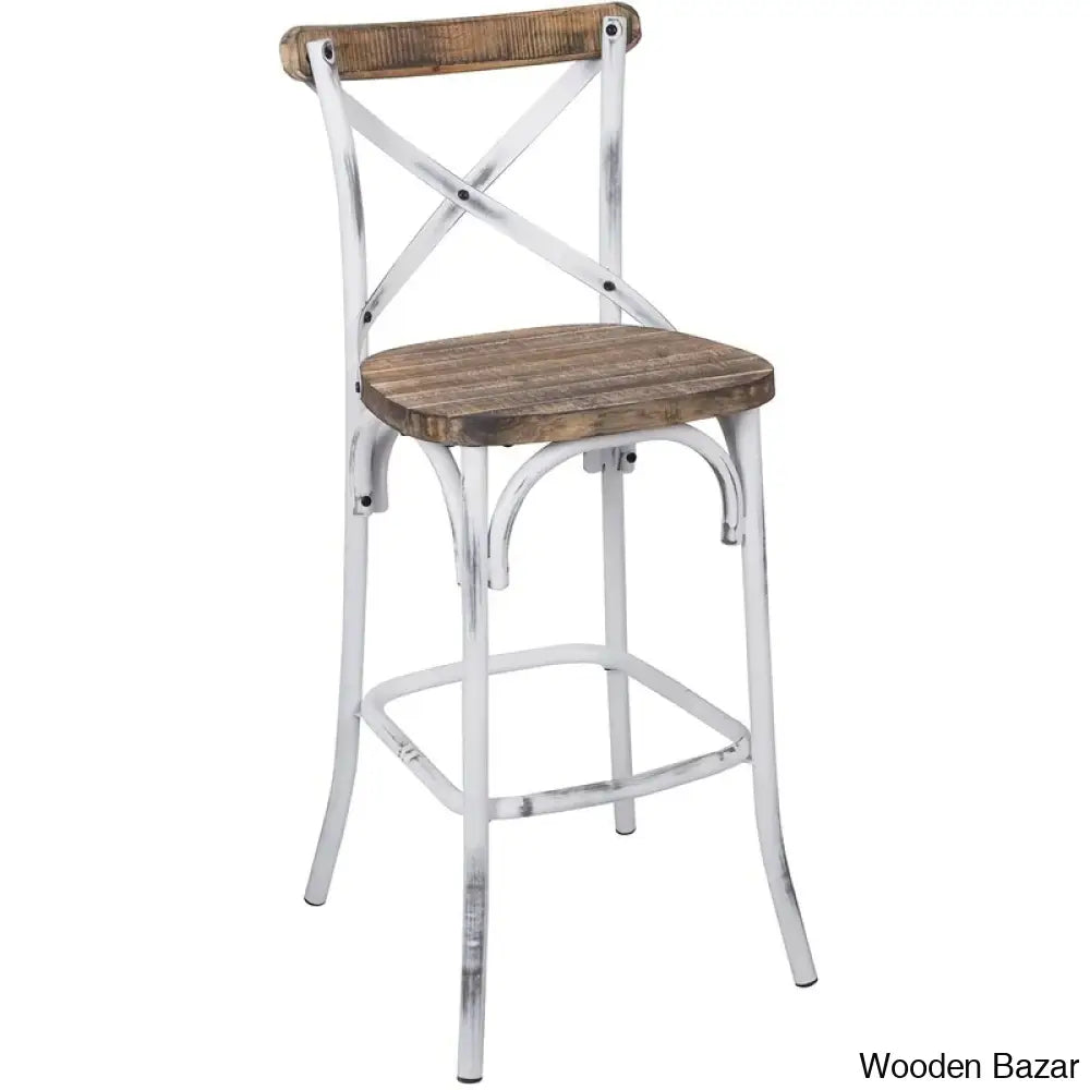 Vealem Swivel Yahir Bar Stool Counter Height Stools Dinning Chair