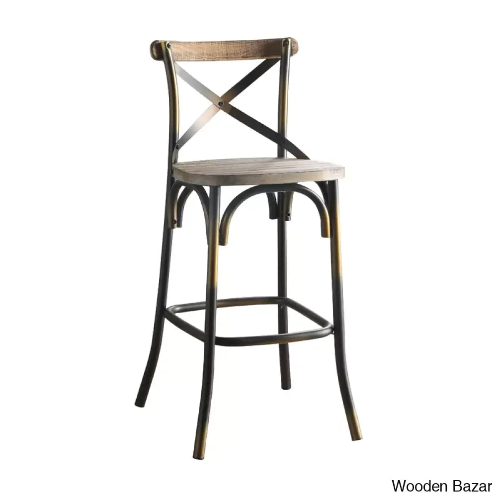 Vealem Swivel Yahir Bar Stool Counter Height Stools Dinning Chair