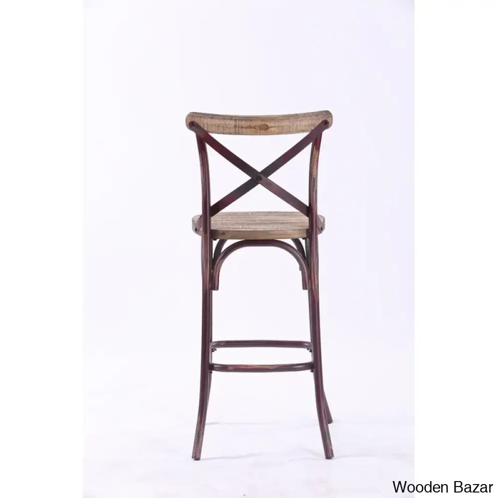 Vealem Swivel Yahir Bar Stool Counter Height Stools Dinning Chair