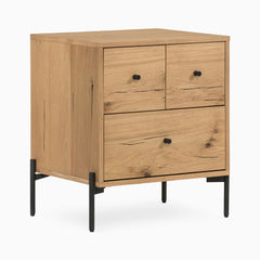 Kelox Modern Bedside Table - Wooden Bazar