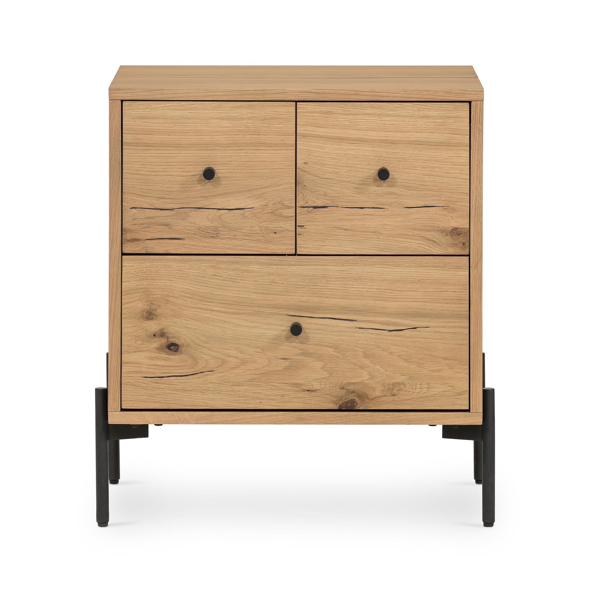 Kelox Modern Bedside Table - Wooden Bazar