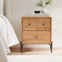 Kelox Modern Bedside Table - Wooden Bazar