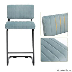 Velveto Stylish Counter & Bar Stool (Set Of 2)