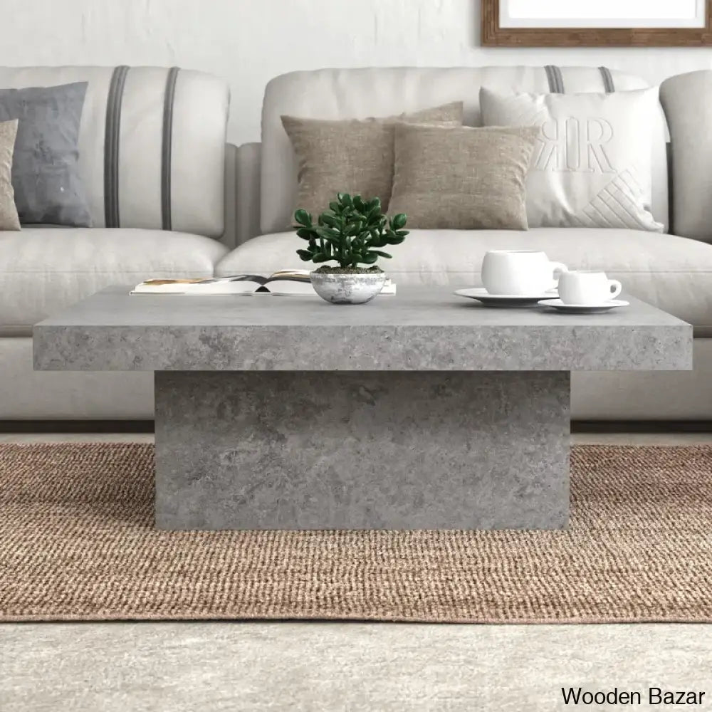 Vere Single Coffee Table And Center Table - Wooden Bazar