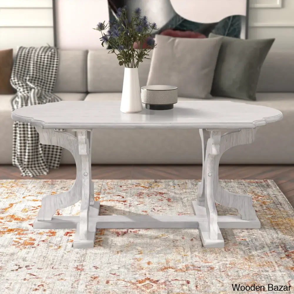 Vesely Salor Solid Wood Coffee And Center Table