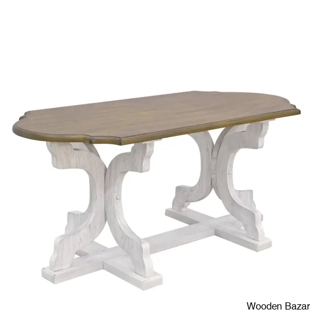 Vesely Salor Solid Wood Coffee And Center Table