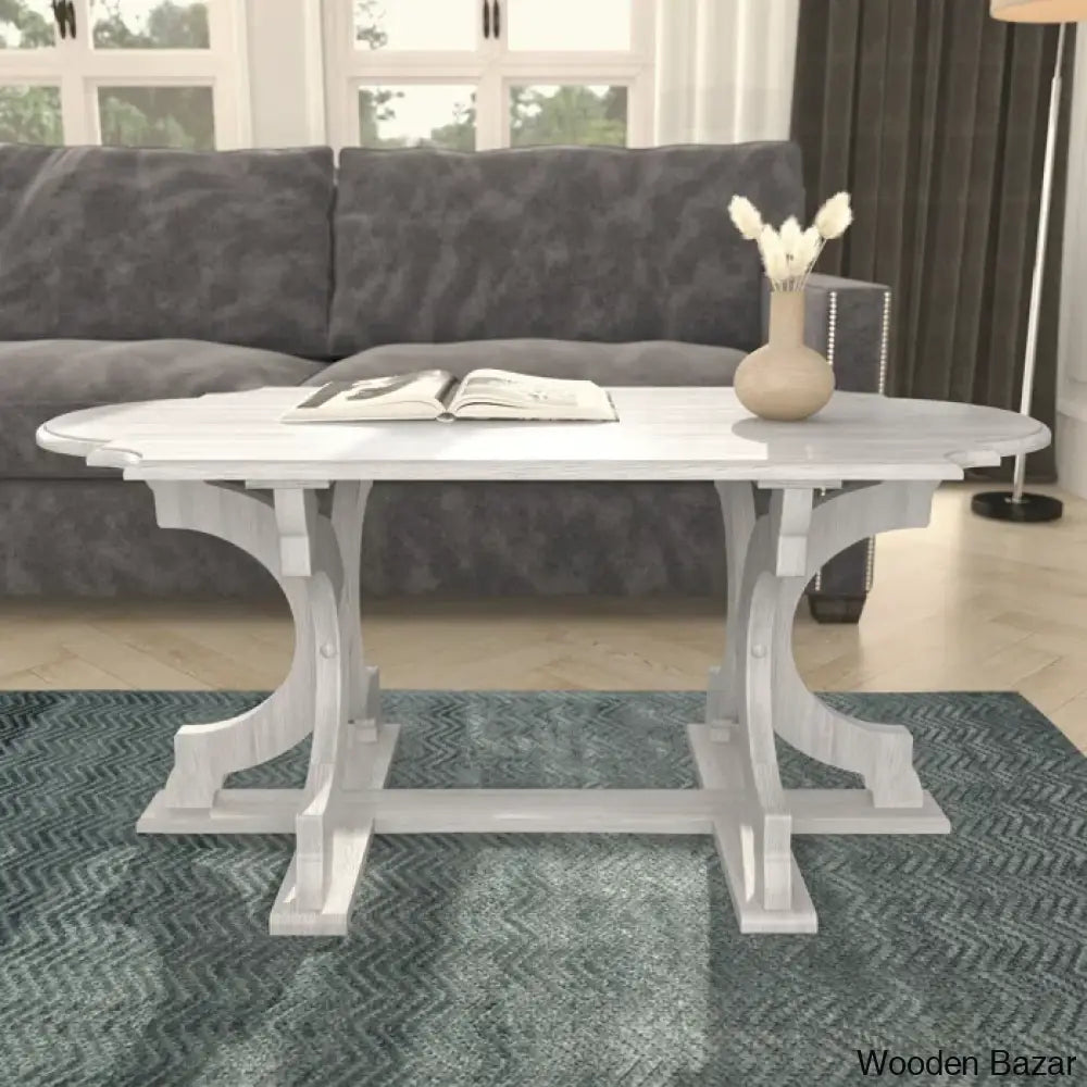 Vesely Salor Solid Wood Coffee And Center Table