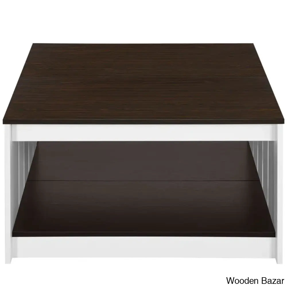 Veselyc Farm House 4 Legs Coffee And Center Table With Storage