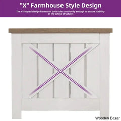 Veselyc Farm House 4 Legs Coffee And Center Table With Storage