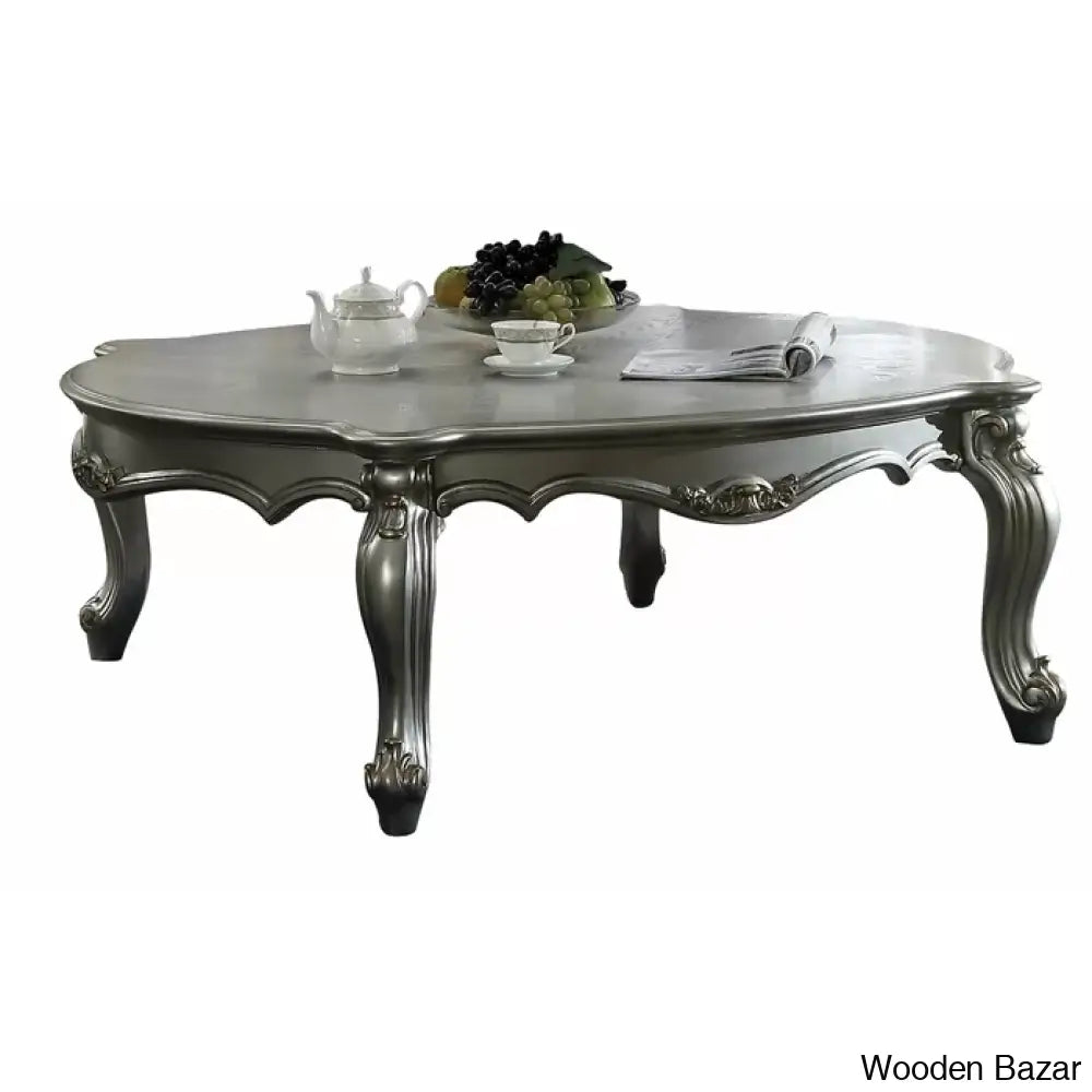 Vestaviac 4 Legs Coffee And Center Table Antique Platinum