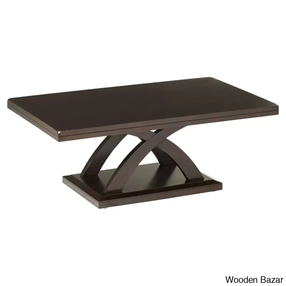 Vinny Coffee And Center Table - Wooden Bazar