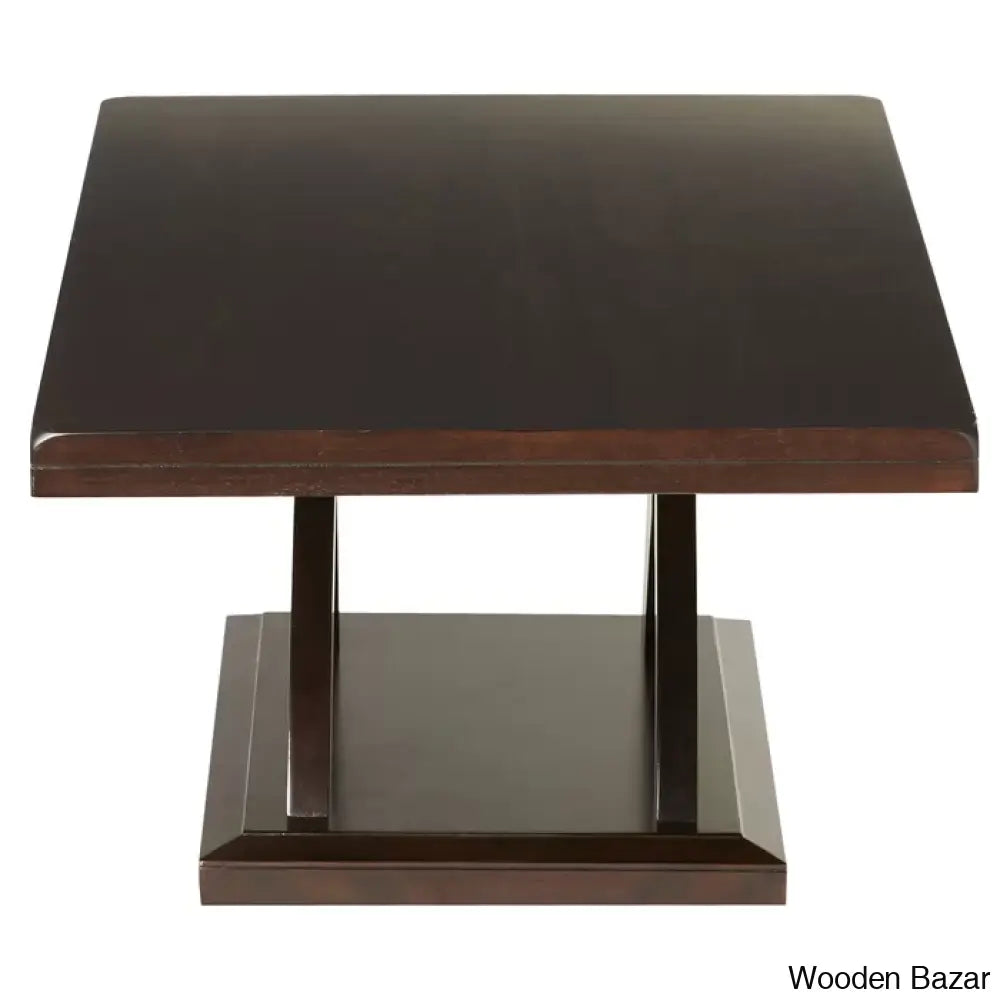 Vinny Coffee And Center Table - Wooden Bazar