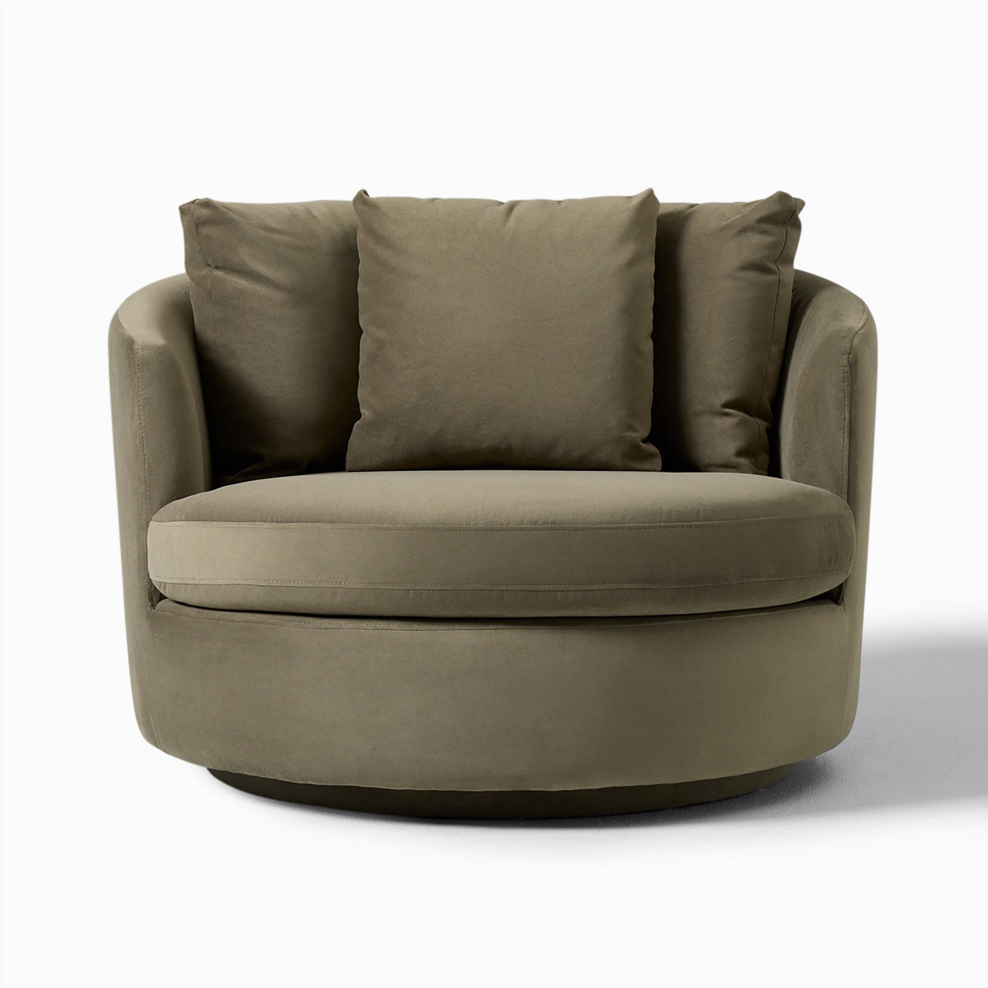 Eccy Modular Skirted Slipcover Chair and a Half - Wooden Bazar