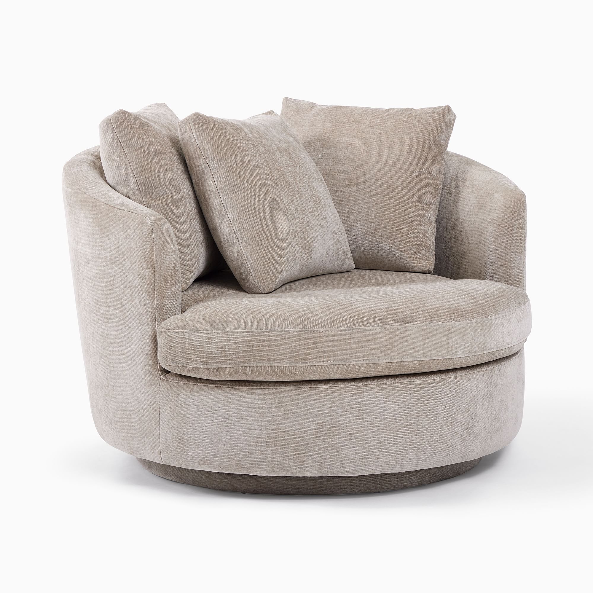 Eccy Modular Skirted Slipcover Chair and a Half - Wooden Bazar