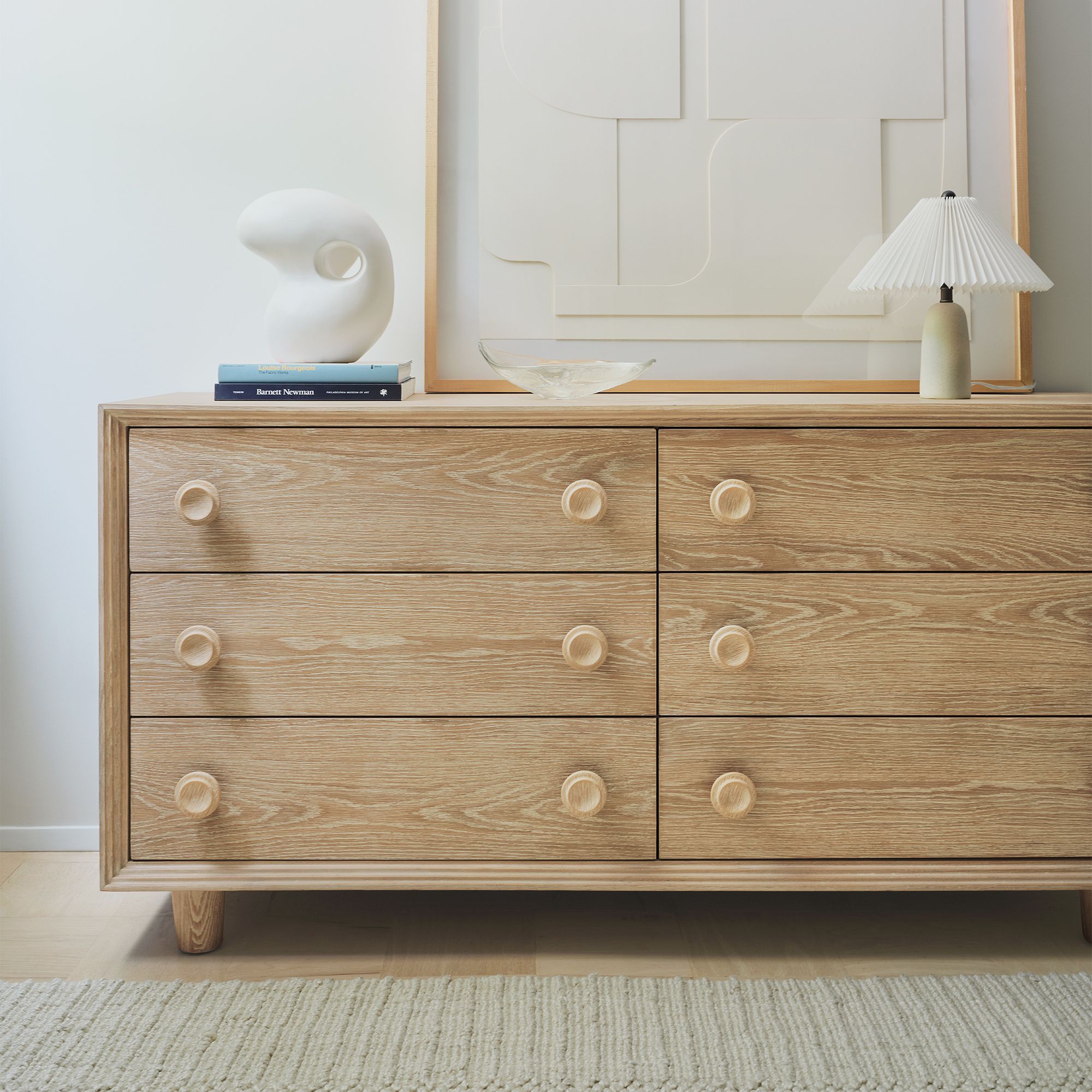 Yukaaal  6-Drawer Dresser - Wooden Bazar