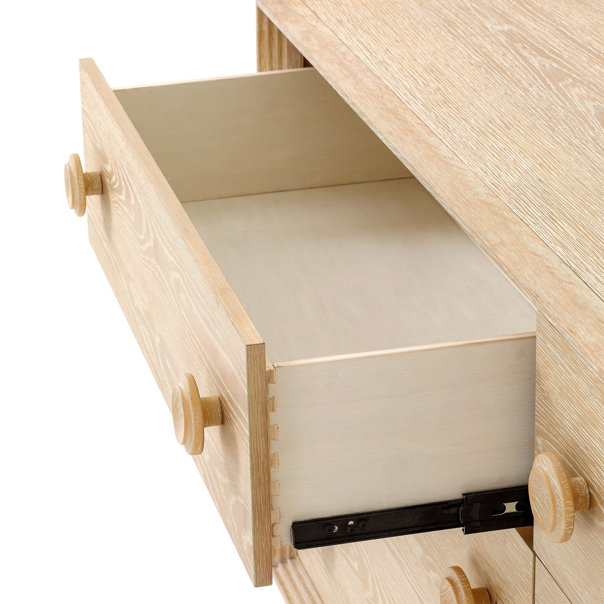 Texxie  6-Drawer Dresser - Wooden Bazar