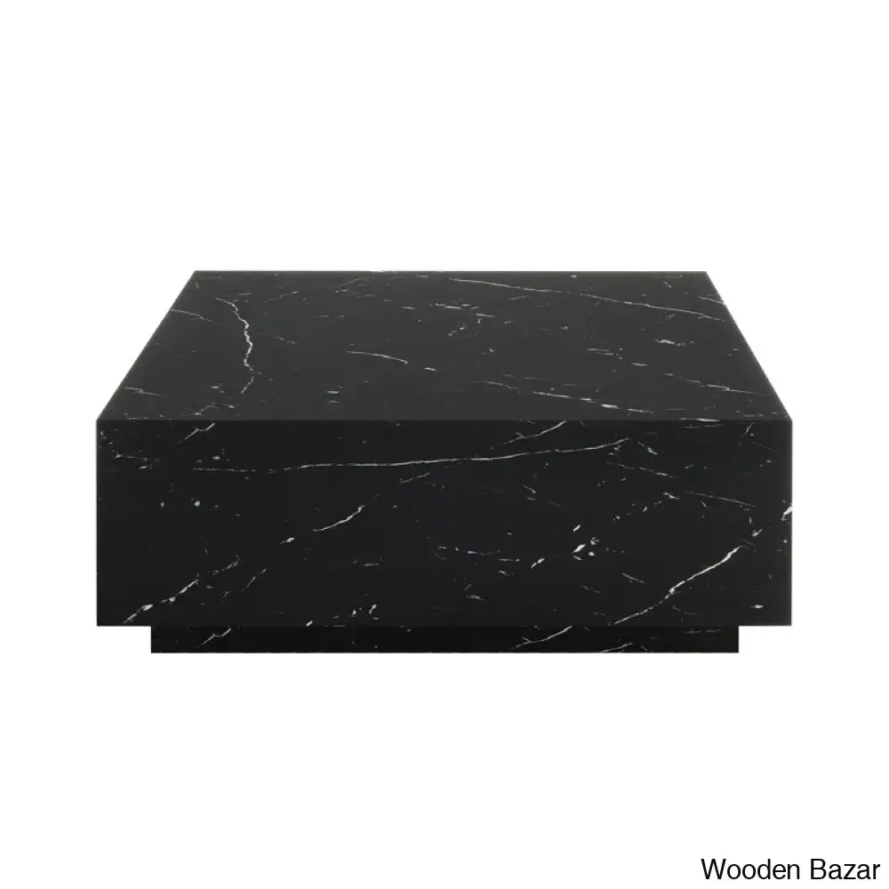 Wahidulo 35’’ Faux Marble Modern Block Coffee And Center Table