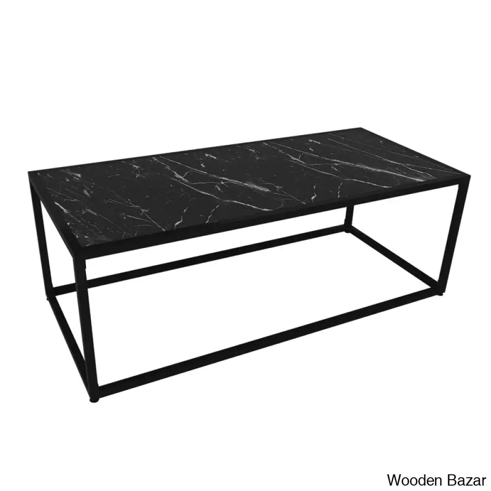 Walle Coffee And Center Table Black Marble